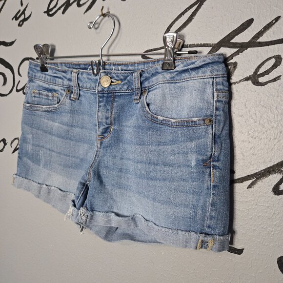 Aeropostale Midi Jean Shorts, 6 - Picture 2 of 6